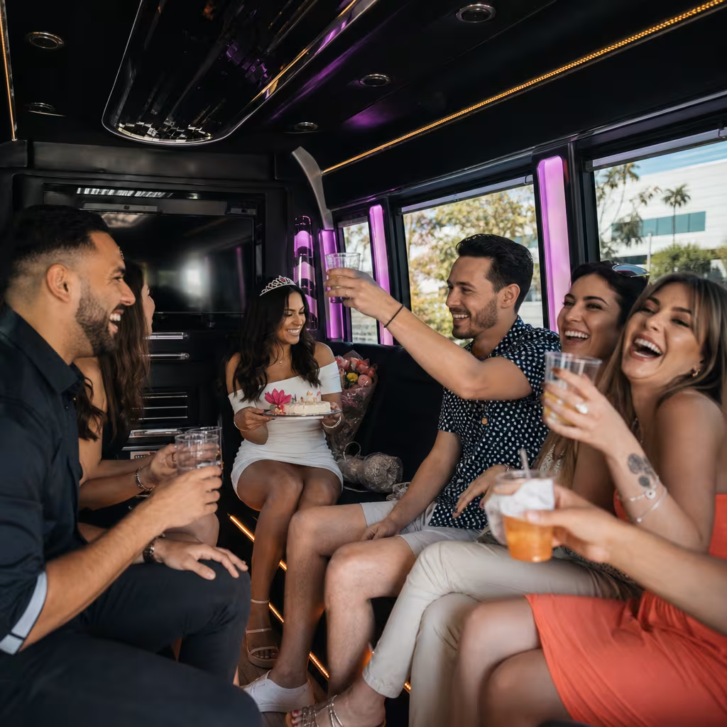 San Francisco Birthday Transportation fleet vehicle