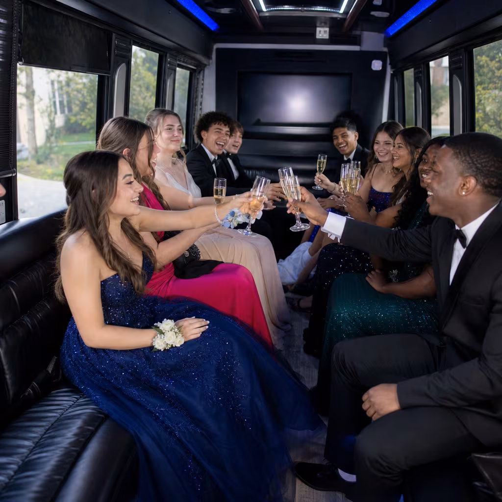 San Francisco Prom & Homecoming Transportation fleet vehicle