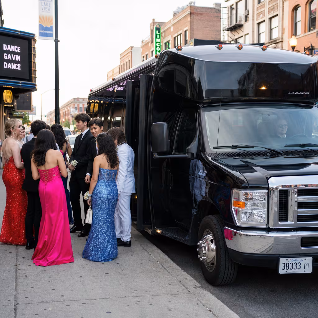 Passengers loading luggage while boarding an San Francisco group shuttle
