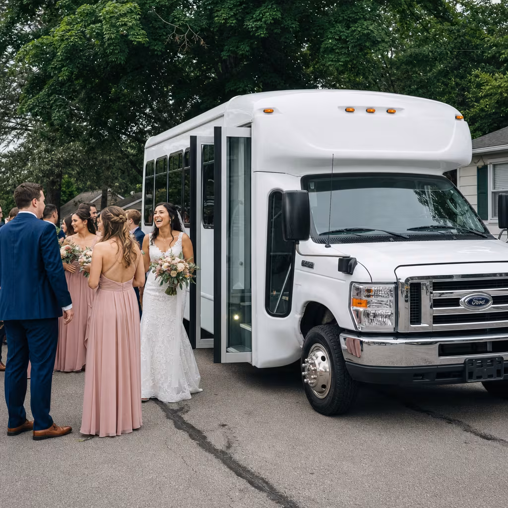 San Francisco Wedding Transportation fleet vehicle