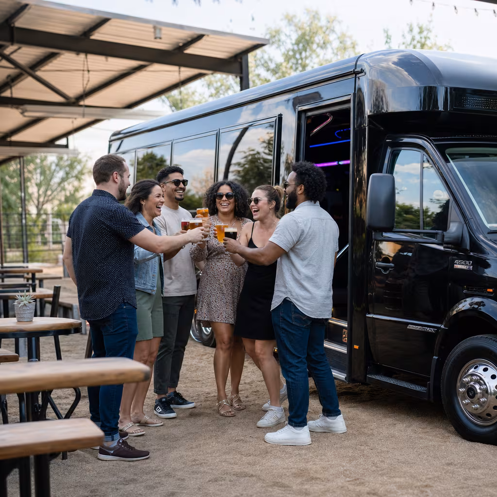 San Francisco Winery & Brewery Tour Transportation fleet vehicle